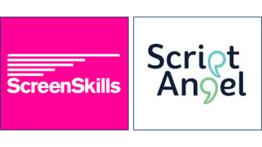 ScreenSkills + Script Angel logos
